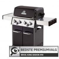 
							
								Broil King Baron 490
								
									- Bedste premium-gasgrill
								
							
						