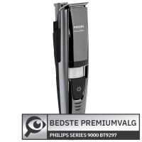 
							
								Philips Series 9000 BT9297
								
									- Bedste premium-skægtrimmer
								
							
						