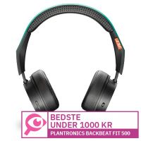 
							
								Plantronics BackBeat Fit 500
								
									- Bedste on-ear-høretelefoner under 1000 kroner
								
							
						