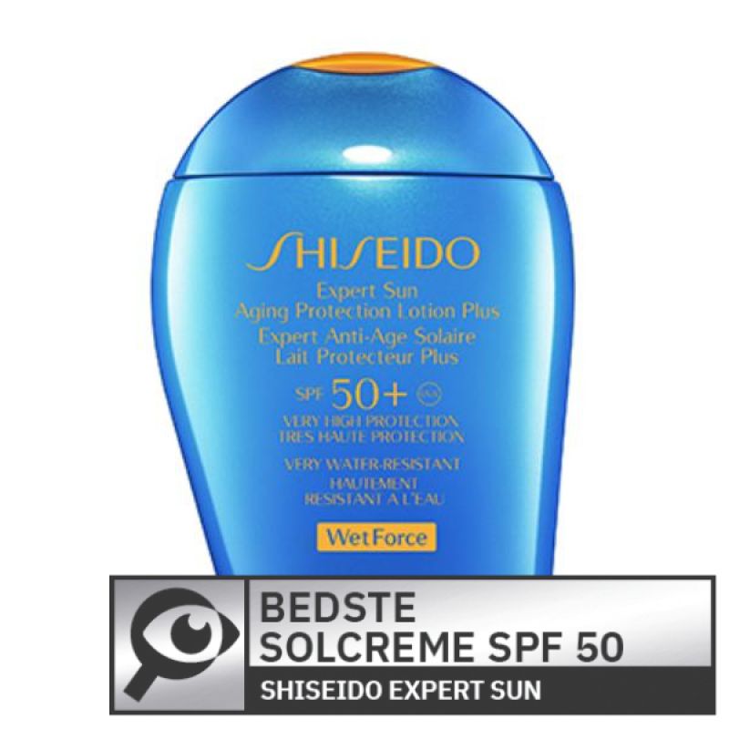 Shiseido Expert Sun Aging Protection Lotion
- Bedste solcreme med SPF 50